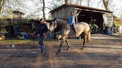 Zu Besuch bei Bêlas Eltern....die auch die von Josefine sind....
